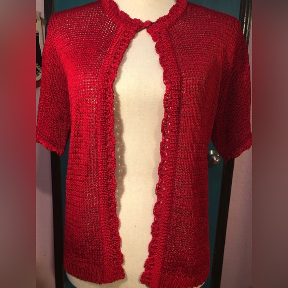 Vintage Sag Harbor Short Sleeve Sweater - Picture 5 of 16